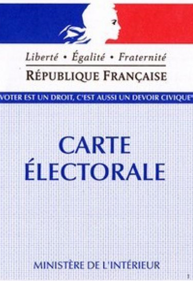 Inscription électeurs